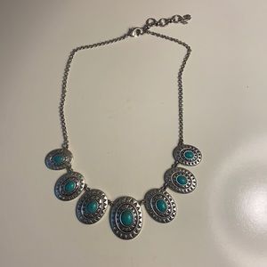 Adjustable Turquoise Lucky Brand Necklace
